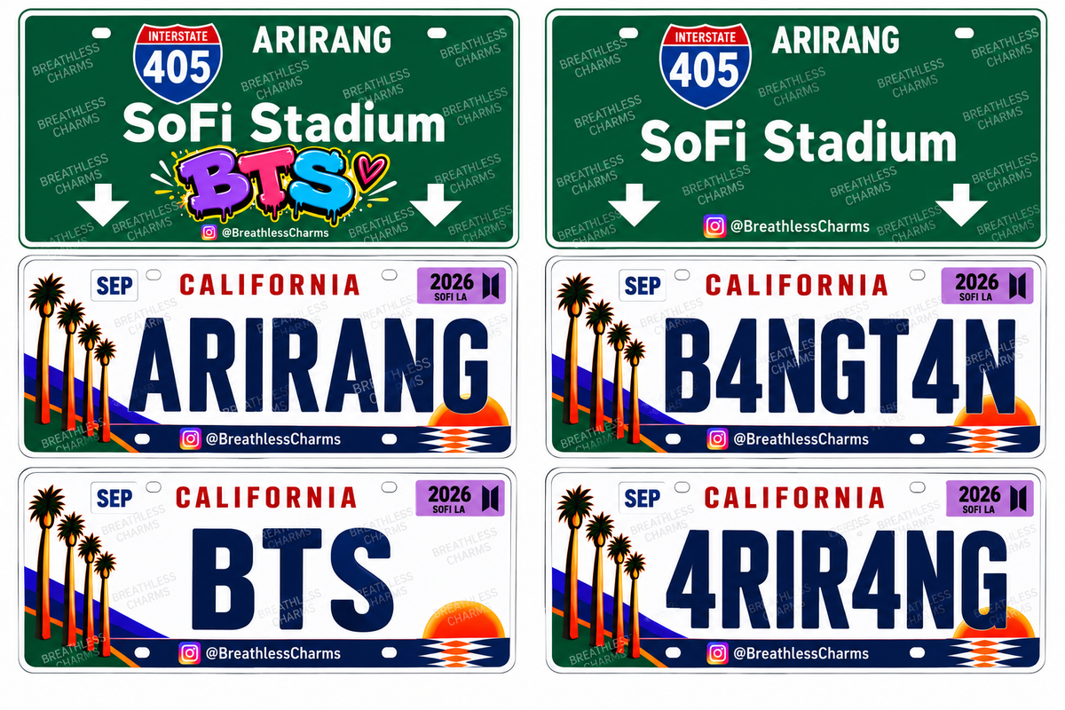 California License and Exit signs
