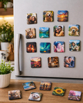 2X2 Square Photo magnets or Pins