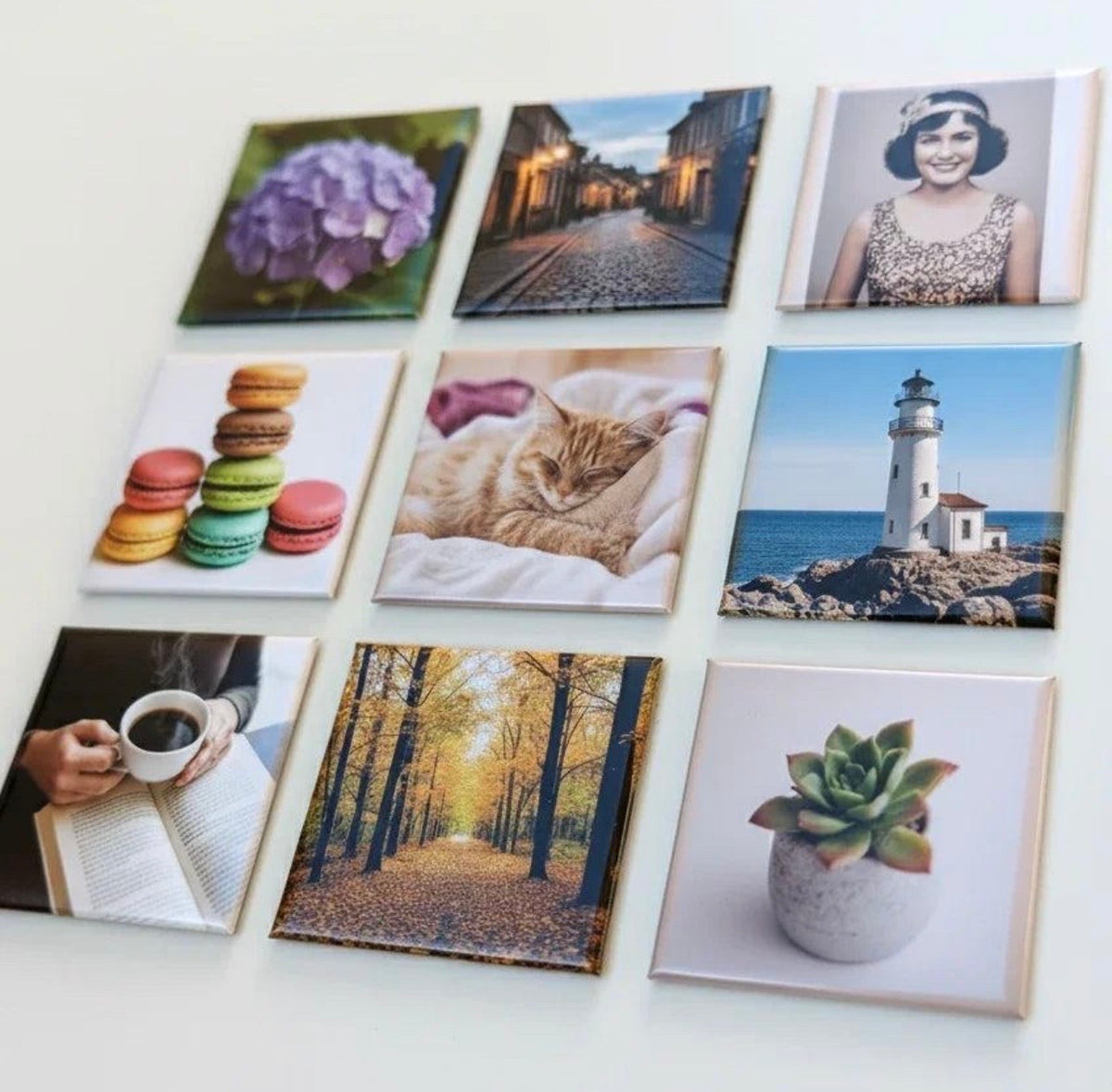 2.5" x 2.5" Square Magnets or Pins