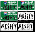 Exit Sign and Army Tattoo