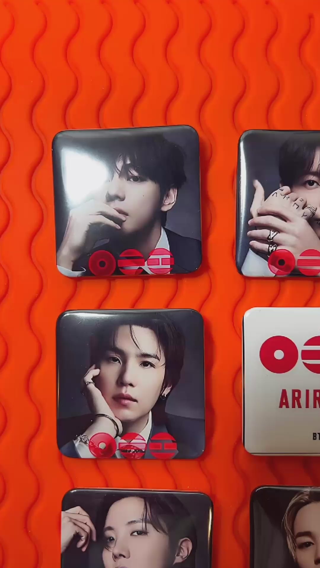 2X2 Square Photo magnets or Pins